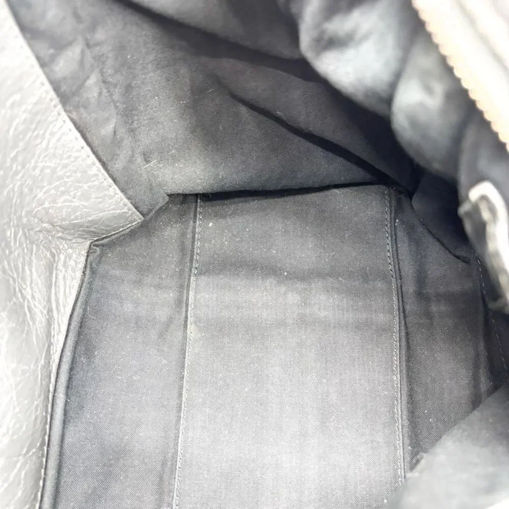 Balenciaga Papier A4 Zip Around Tote Bag Black